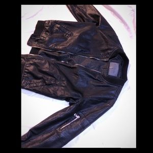 Ci Sono Faux Vegan Leather Jacket